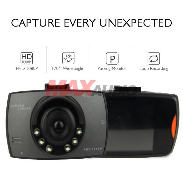 Buy Car Driving Video Recorder Camera DVR 2.7" FULL HD 1080P With Built